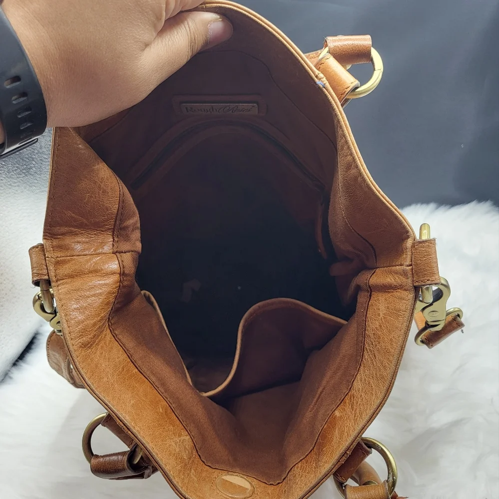 Rough Roses Leather bag - Picture 2 of 8